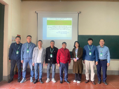TS. Vũ Quốc Hiến đã bảo vệ thành công đề tài nghiên cứu khoa học cấp Trường