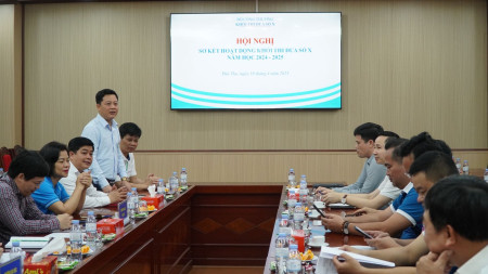 Hội nghị sơ kết hoạt động thi đua học kỳ I năm học 2024 – 2025 Khối thi đua số X – Bộ Công Thương
